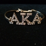 Alpha Kappa Alpha 3 Letter Bracelet