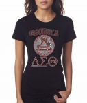 UNIVERSITY OF GEORGIA/DST- MY SCHOOL OF HIGHER ED.- Bling T-Shirt (Sizes - small - x-large)