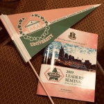 AKA  UNIVERSITY Pennant/Flag (stick and program not included)