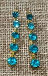 Turquoise Stone Dangling Earrings