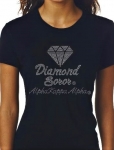 AKA DIAMOND SOROR T-Shirt (Sizes 2x-4x large)