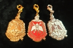  Delta Sigma Theta Crest Enhancers- Colored, Silver or Gold Plated